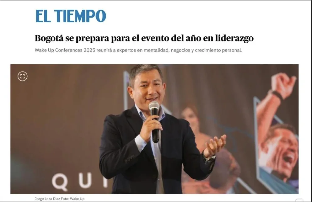 Nota do El Tiempo sobre a Wake Up Conference 2025